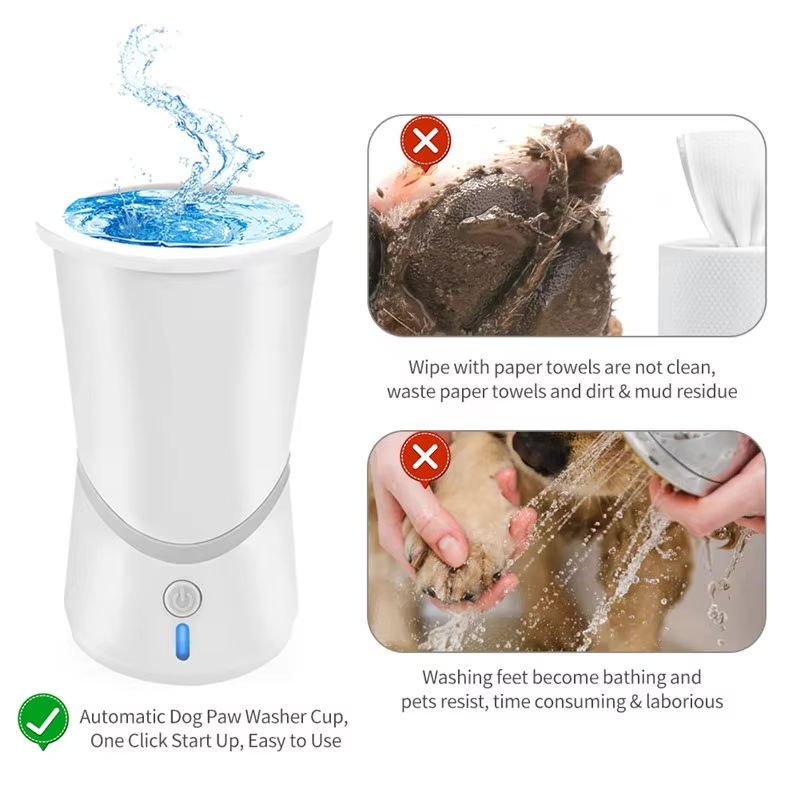 Portable Silicone Paw Cleaner Cup for Small & Medium Dogs